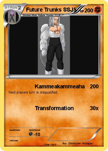 Pokemon Future Trunks SSJ5