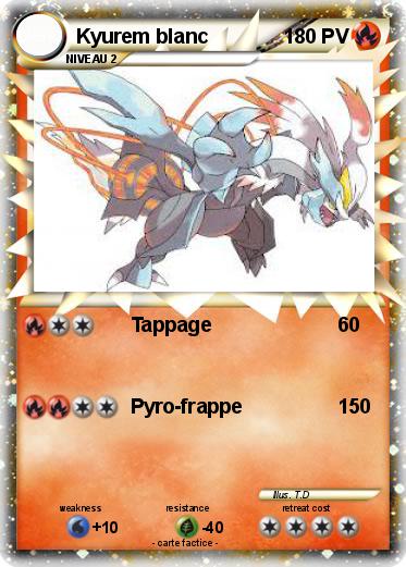 Pokemon Kyurem blanc