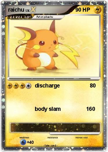 Pokemon raichu