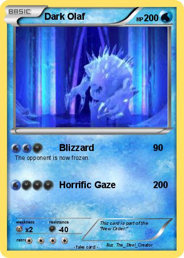 Pokemon Dark Olaf