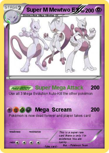 Pokemon Super M Mewtwo EX
