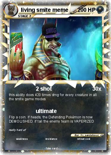 Pokemon living smite meme