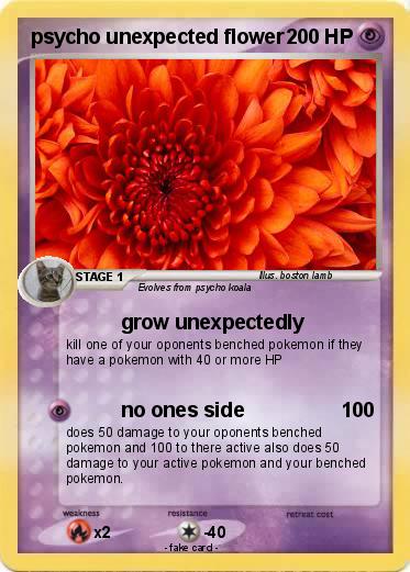 Pokemon psycho unexpected flower