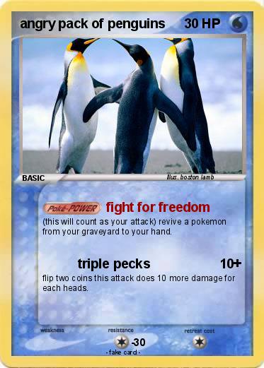 Pokemon angry pack of penguins