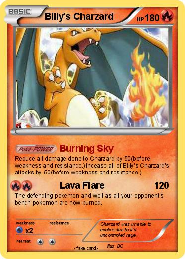 Pokemon Billy's Charzard