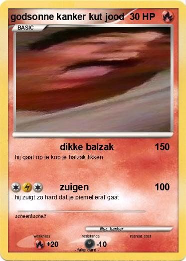 Pokemon godsonne kanker kut jood