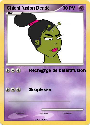 Pokemon Chichi fusion Dendé