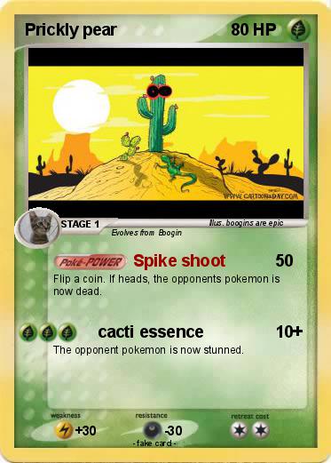 Pokemon Prickly pear