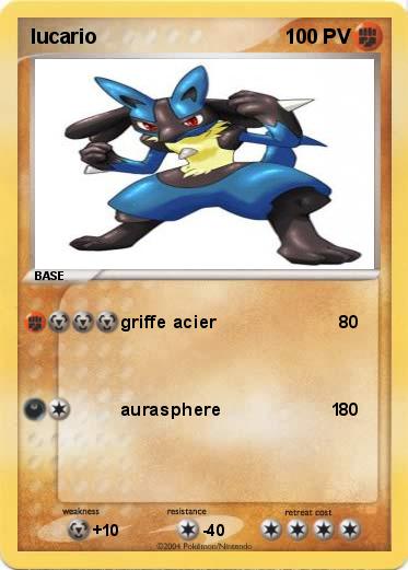 Pokemon lucario