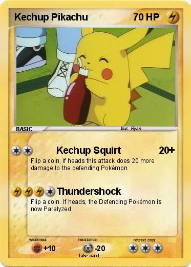 Pokemon Kechup Pikachu
