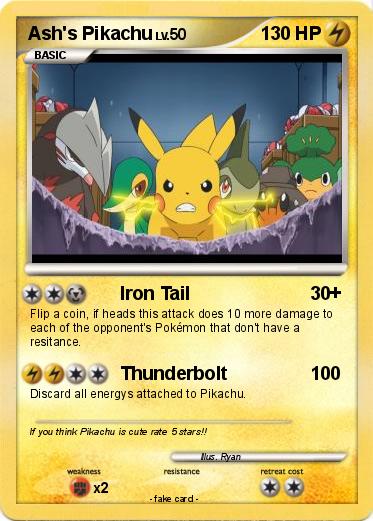 Pokemon Ash's Pikachu