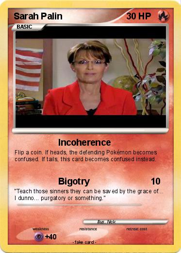 Pokemon Sarah Palin