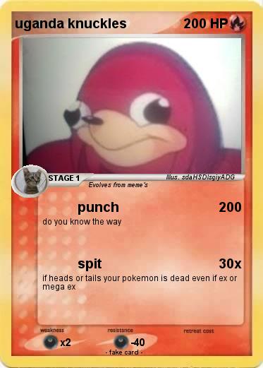 Pokemon uganda knuckles