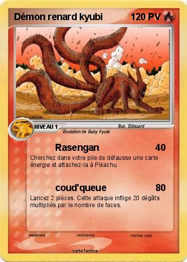 Pokemon Démon renard kyubi