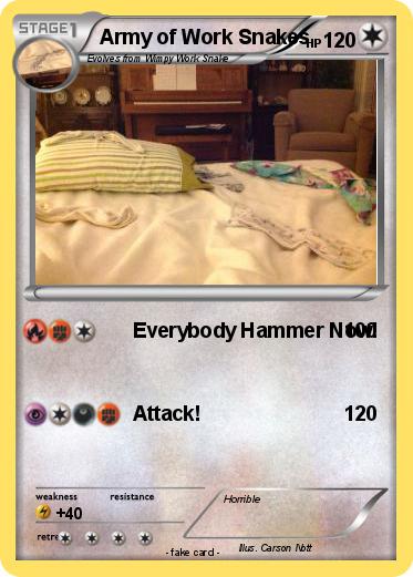 Pokemon Army of Work Snakes