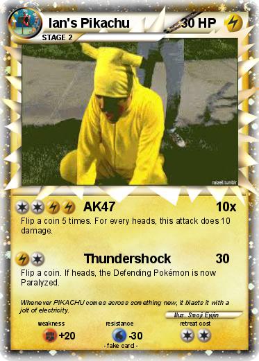 Pokemon Ian's Pikachu