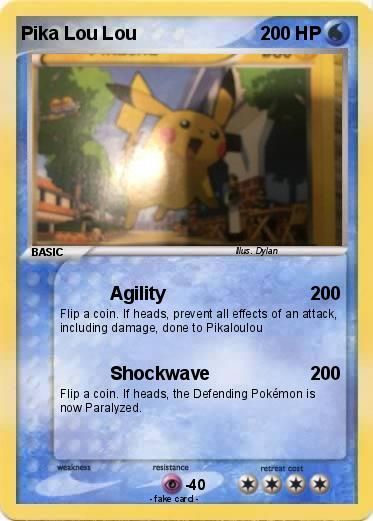 Pokemon Pika Lou Lou