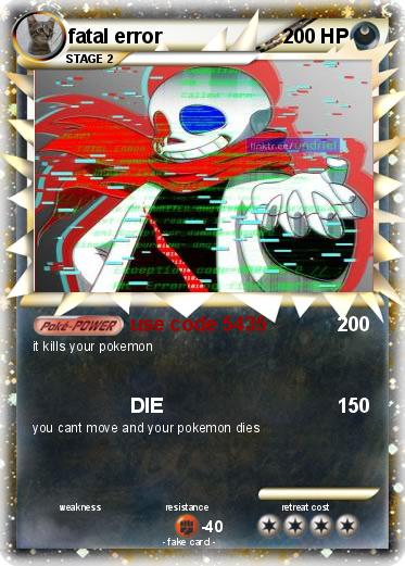 Pokemon fatal error