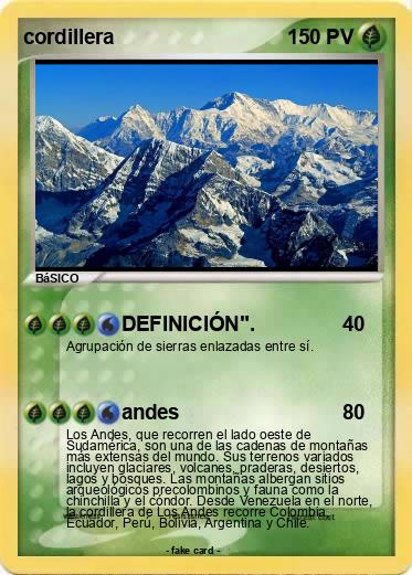 Pokemon cordillera