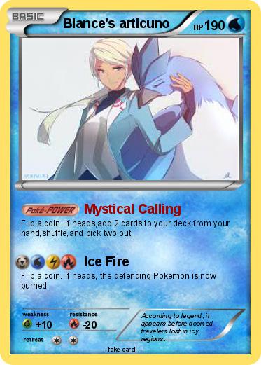 Pokemon Blance's articuno