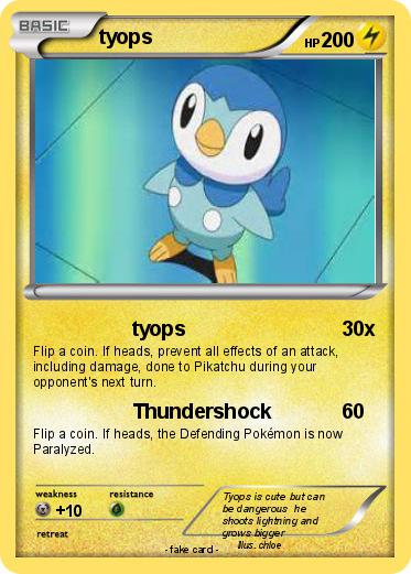 Pokemon tyops