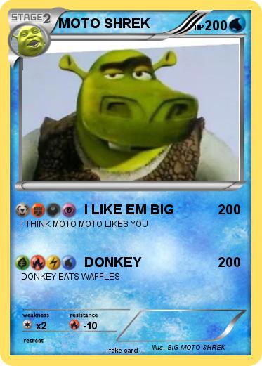 Pokemon MOTO SHREK