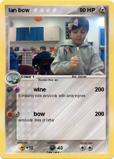 Pokemon Ian bow