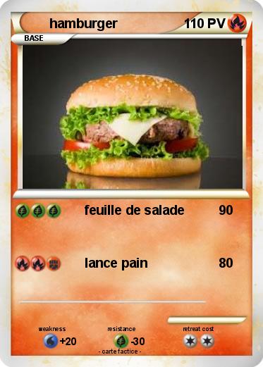 Pokemon hamburger