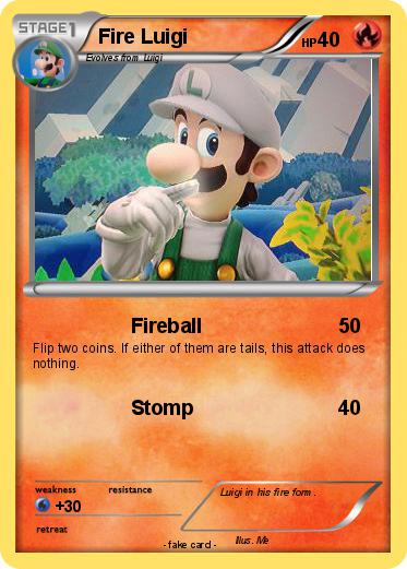 Pokemon Fire Luigi