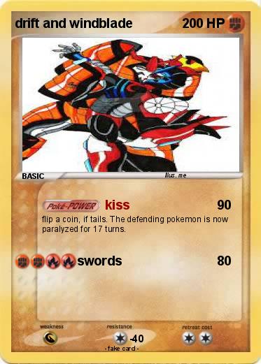 Pokemon drift and windblade