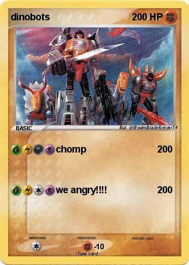 Pokemon dinobots
