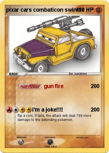 Pokemon pixar cars combaticon swindle