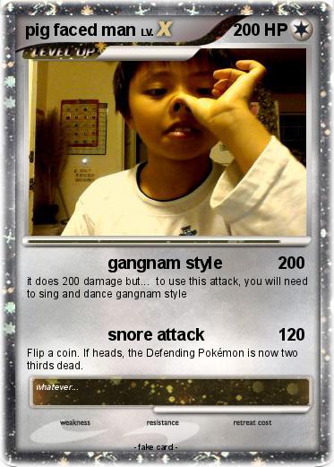 Pokemon pig faced man