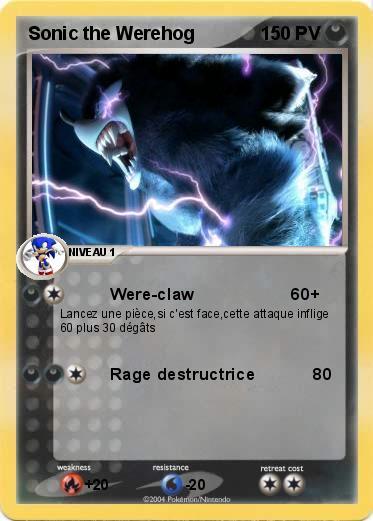 Pokemon Sonic the Werehog