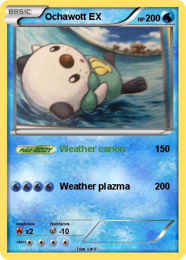 Pokemon Ochawott EX