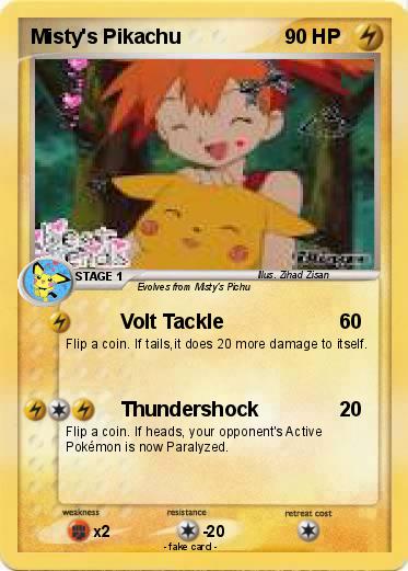 Pokemon Misty's Pikachu