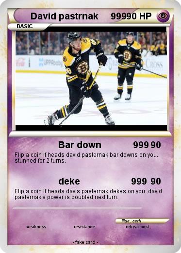 Pokemon David pastrnak     999