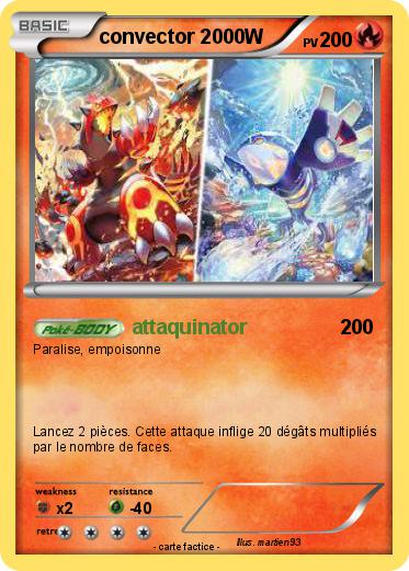 Pokemon convector 2000W