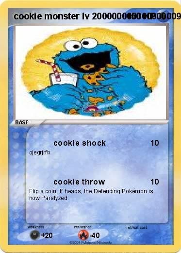 Pokemon cookie monster lv 2000000000000000099999999999