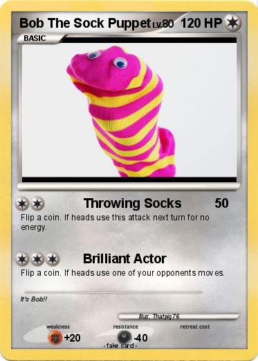 Pokemon Bob The Sock Puppet
