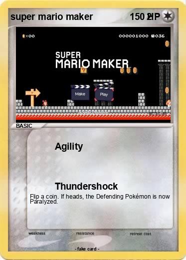 Pokemon super mario maker                     2