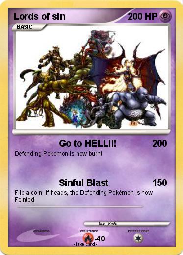 Pokemon Lords of sin