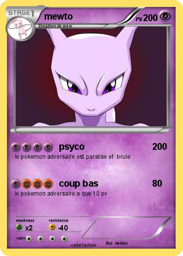 Pokemon mewto