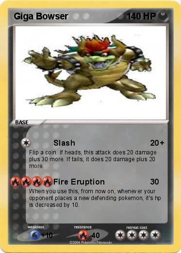 Pokemon Giga Bowser
