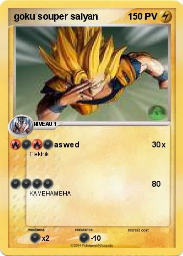 Pokemon goku souper saiyan