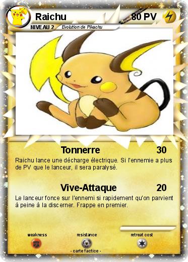 Pokemon Raichu