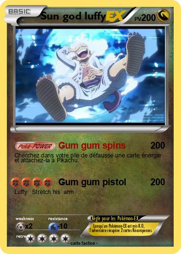 Pokemon Sun god luffy