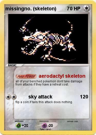Pokemon missingno. (skeleton)
