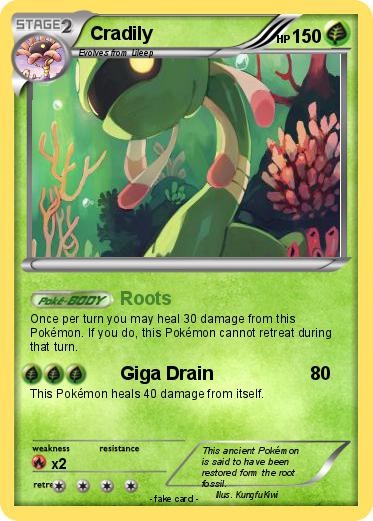 Pokemon Cradily