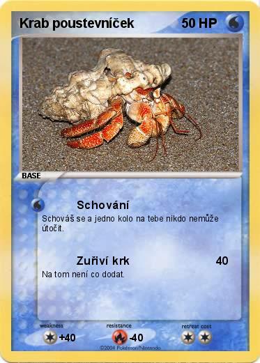 Pokemon Krab poustevníček